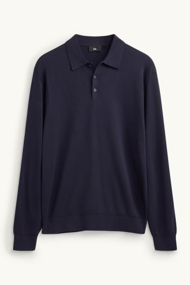 Herren - Pullover - dunkelblau