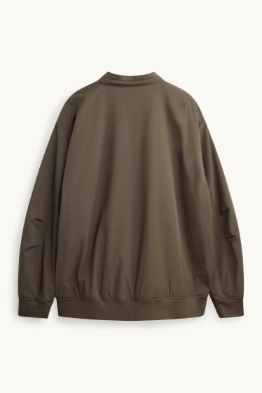 Uomo - Giubbotto - foderato - impermeabile - verde scuro