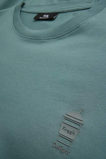 Hommes - T-shirt - relaxed fit - vert