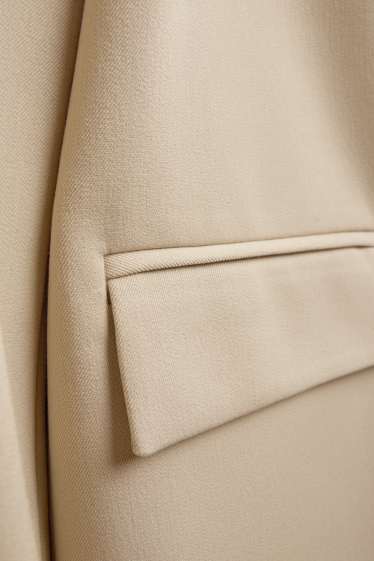 Dames - Business-blazer - regular fit - beige