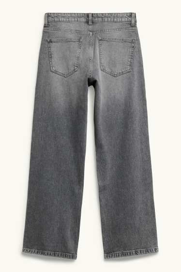 Femmes - Baggy jean - mid waist - jean gris