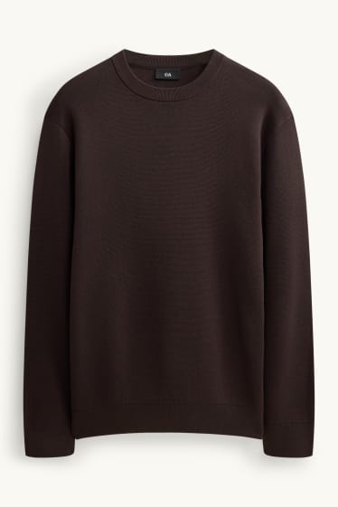 Men - Jumper - dark brown