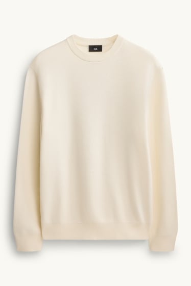 Men - Jumper - cremewhite
