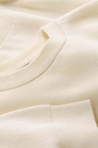 Men - Jumper - cremewhite