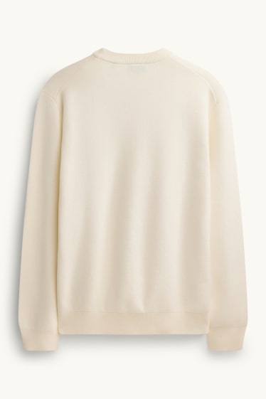 Men - Jumper - cremewhite
