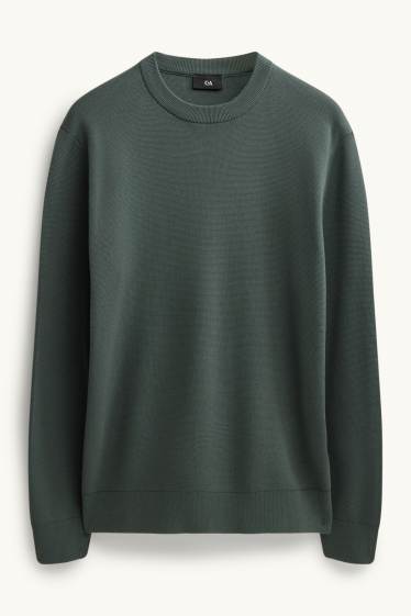 Uomo - Maglione - verde scuro