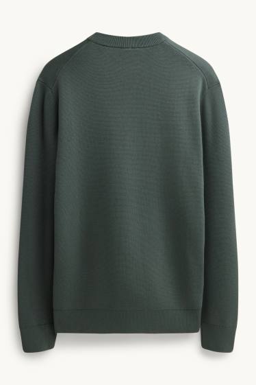 Uomo - Maglione - verde scuro