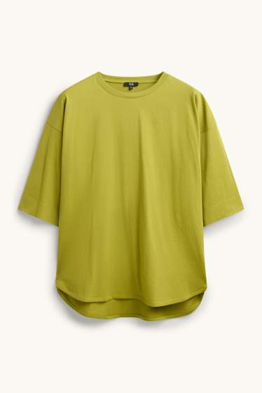 Damen - T-Shirt - Relaxed Fit - grün