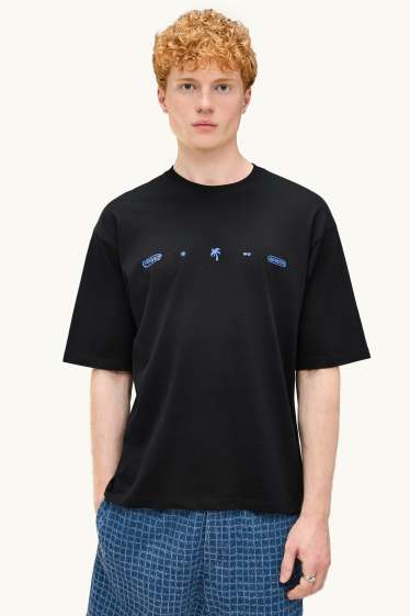 Home - Samarreta de màniga curta - relaxed fit - negre