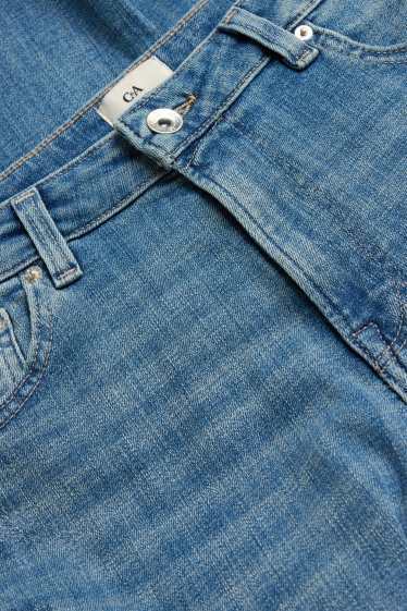 Damen - Boyfriend Jeans - Mid Waist - jeansblau