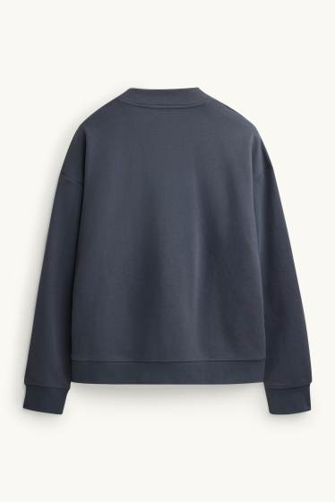 Herren - Strickjacke  - dunkelgrau