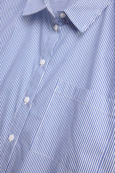 Women - Shirt blouse - striped - blue / white