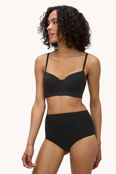 Damen - Multipack 3er - Umstands-Slip - schwarz