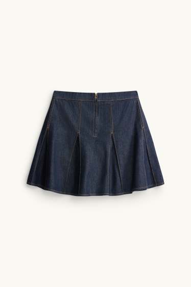 Damen - Jeansrock - dunkeljeansblau