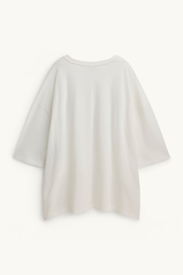 Dames - T-shirt - regular fit - wit