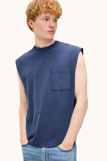 Herren - Tank Top - blau