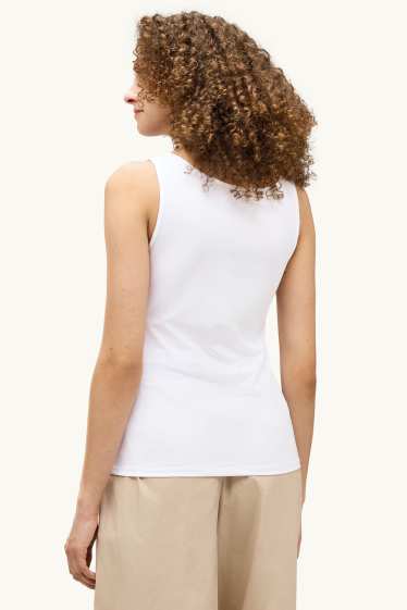 Dames - Set van 2 - top - wit