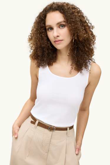 Dames - Set van 2 - top - wit