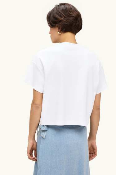Femmes - Sweat - Oversize - blanc