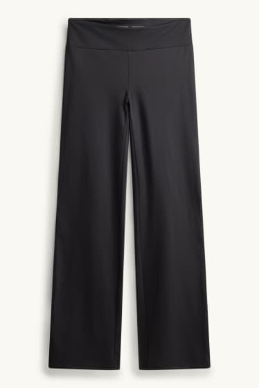 Women - Straight active leggings - 4 Way Stretch - UV protection - black