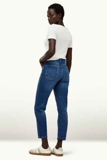Femmes - Mom jean - high waist - LYCRA® - jean bleu