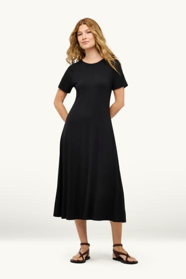 Donna - Vestito svasato - nero