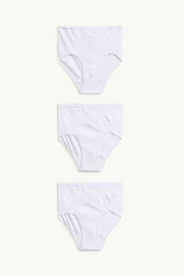 Damen - Multipack 3er - Slip - weiß