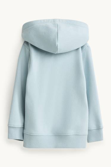 Enfants garçons - Dinosaures - sweat à capuche - bleu clair