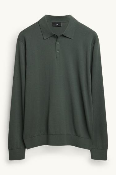 Men - Jumper - dark green