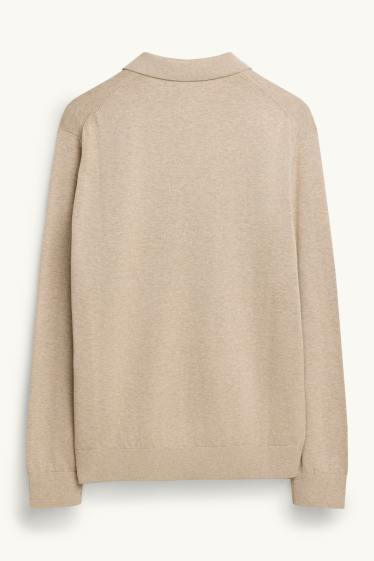 Men - Jumper - beige