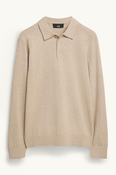Men - Jumper - beige