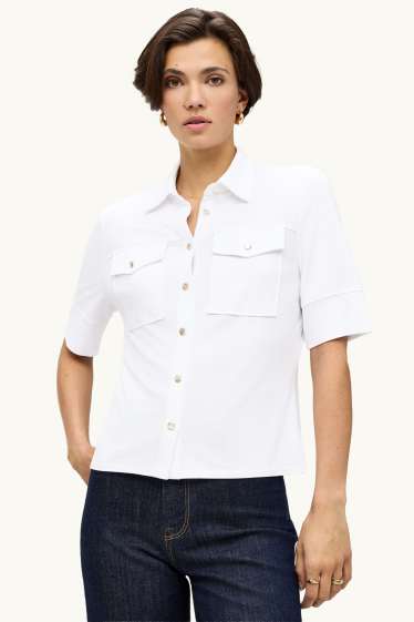 Women - Shirt blouse - white