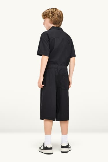 Copii - Băieți - Pantaloni scurți de trening - negru