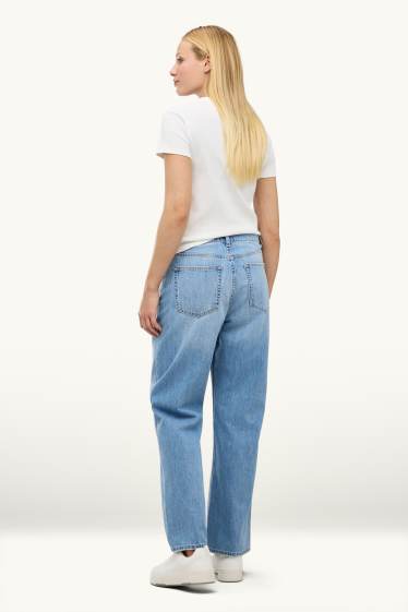 Femmes - Baggy jean - mid waist - jean bleu clair
