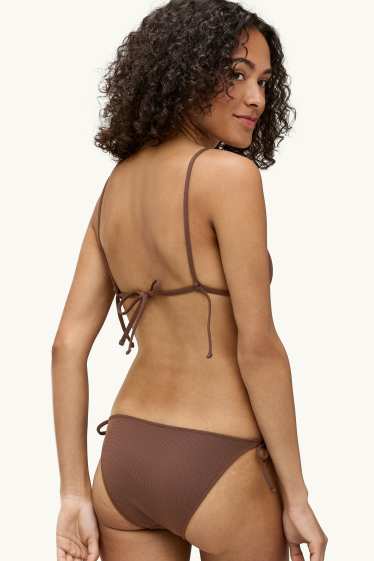 Dames - Bikinibroekje - low waist - LYCRA® XTRA LIFE™ - bruin