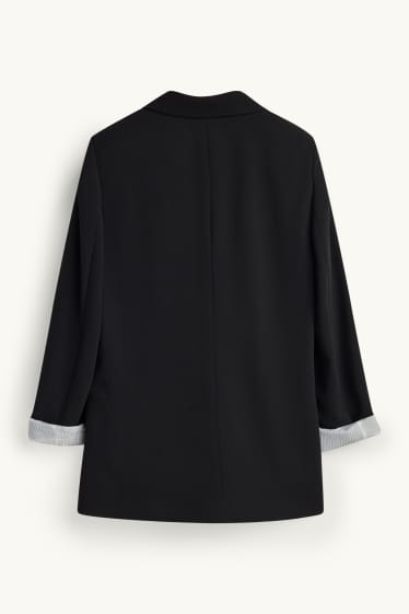 Damen - Longblazer - Regular Fit - schwarz
