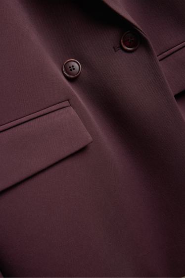 Femei - Blazer office - regular fit - bordo