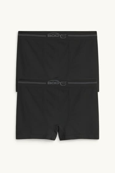Herren - Multipack 2er - Trunks - seamless - schwarz