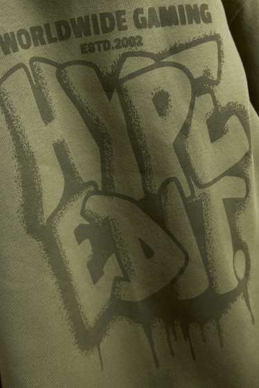 Children Boys - Hoodie - khaki