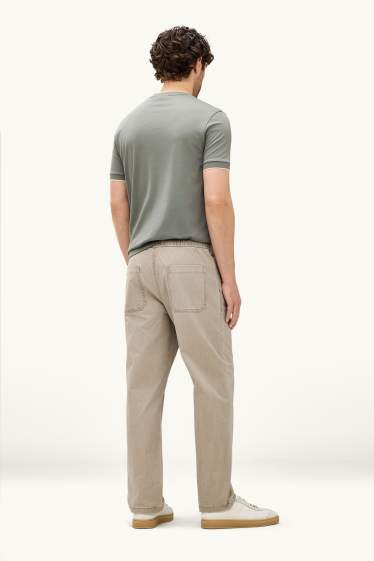 Hommes - Chino - slim fit - beige