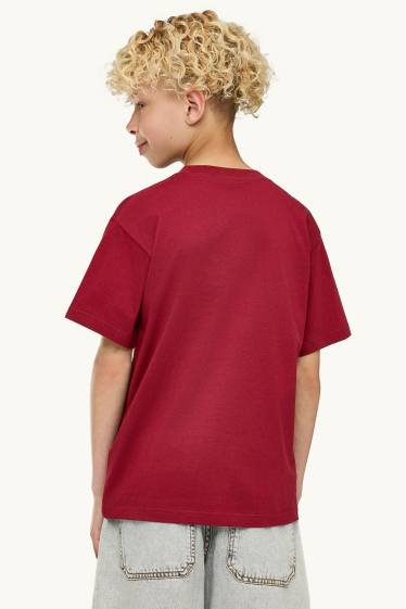 Enfants garçons - Tigre - T-shirt - rouge