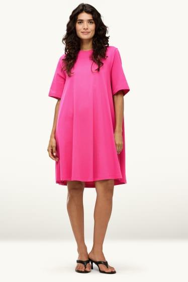 Damen - T-Shirt-Kleid - pink