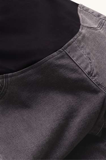 Damen - Umstandsjeans - Jegging Jeans - grau