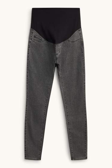 Damen - Umstandsjeans - Jegging Jeans - grau