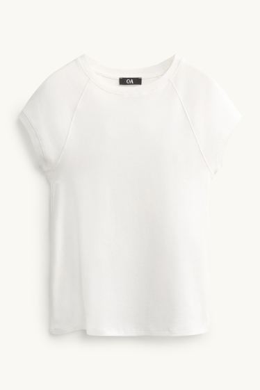 Dames - T-shirt - wit