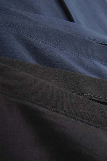 Femmes - Lot de 2 - leggings  - bleu  / noir