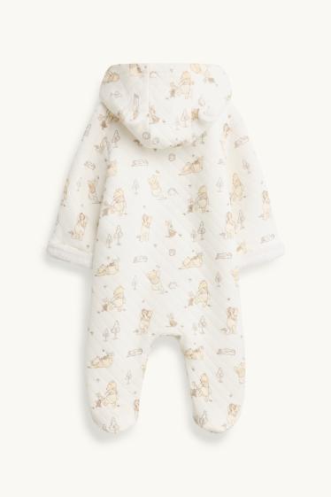 Unisex - Winnie the Pooh - tutina con piedini per neonati - bianco crema