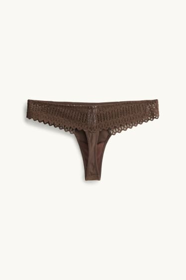 Women - Thong - brown