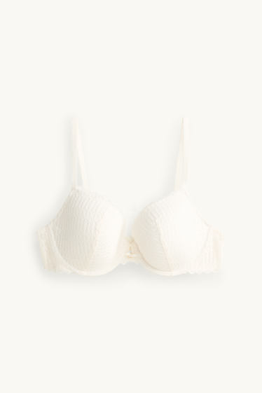 Femmes - Soutien-gorge avec armatures - FULL COVERAGE - ampliforme - blanc crème