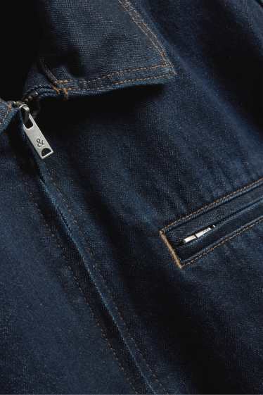 Herren - Jeansjacke - dunkeljeansblau